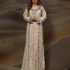 Sandy White Traditional Jalabya for Women - Image 4
