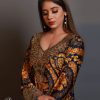 Multi Brown Traditional Jalabya for Women - Image 2