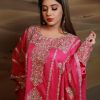 Pink Traditional Heavy Work Thoub for Women - Image 3